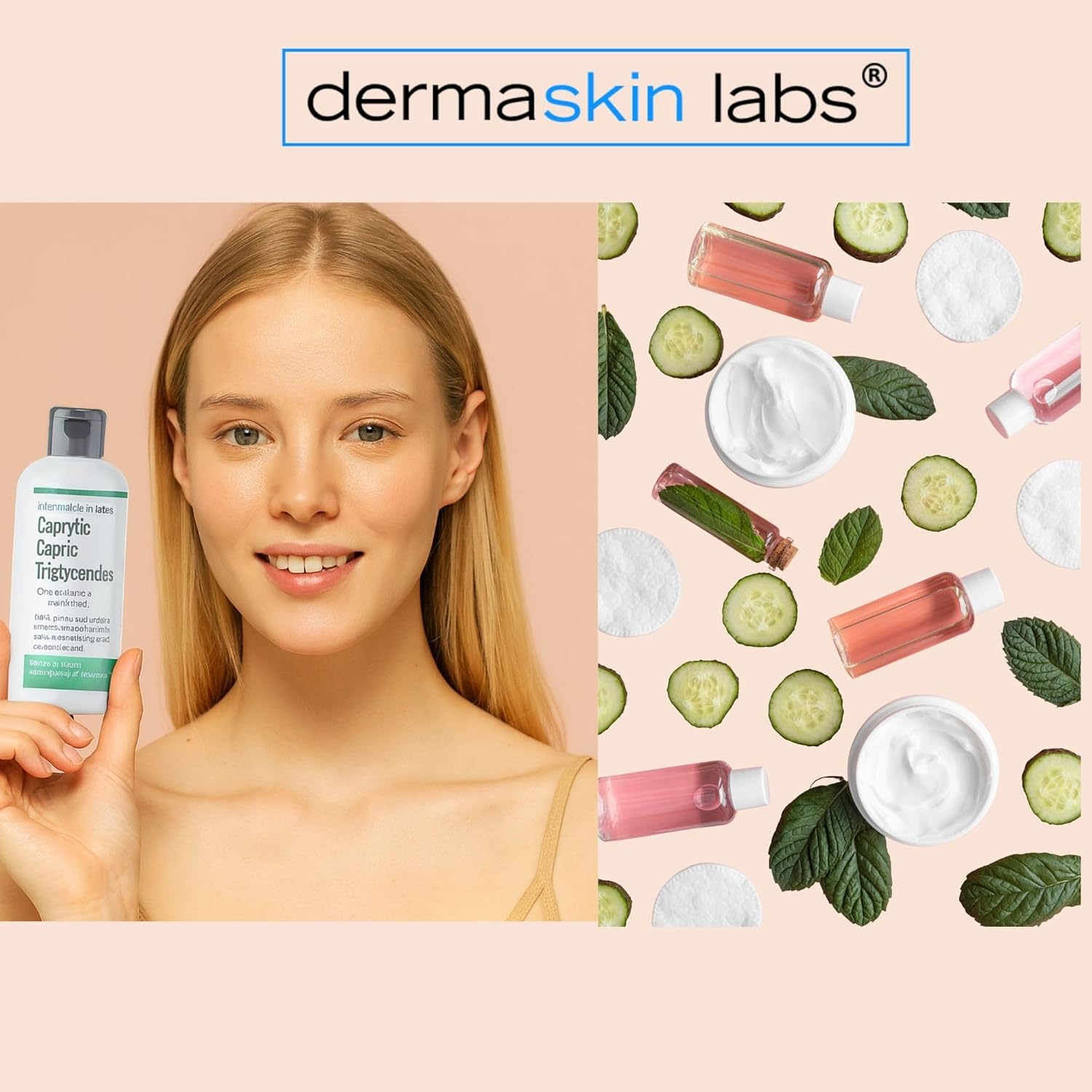 Caprylic Capric Triglycerides Cosmetic Grade Lightweight Natural Emollient from Coconut Oil Ultra Purified MCT Oil DIY Non-Greasy Moisturizer Base for Creams, Lotions, Serums, Hair, Body Oils