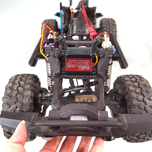 Miniatura 3 de FEETECH Servo motor de 44.1 lbs 7.4 V de alto voltaje impermeable de alto par RC servo servo de metal completo servo digital, caja de aluminio,