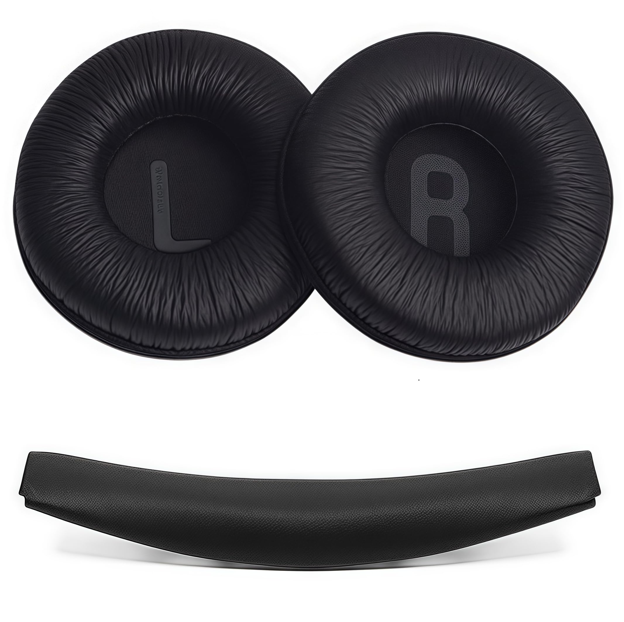 Replacement Earpads & Headband For JBL T450/T500/Tune 600 - Memory Foam Leather Cushions