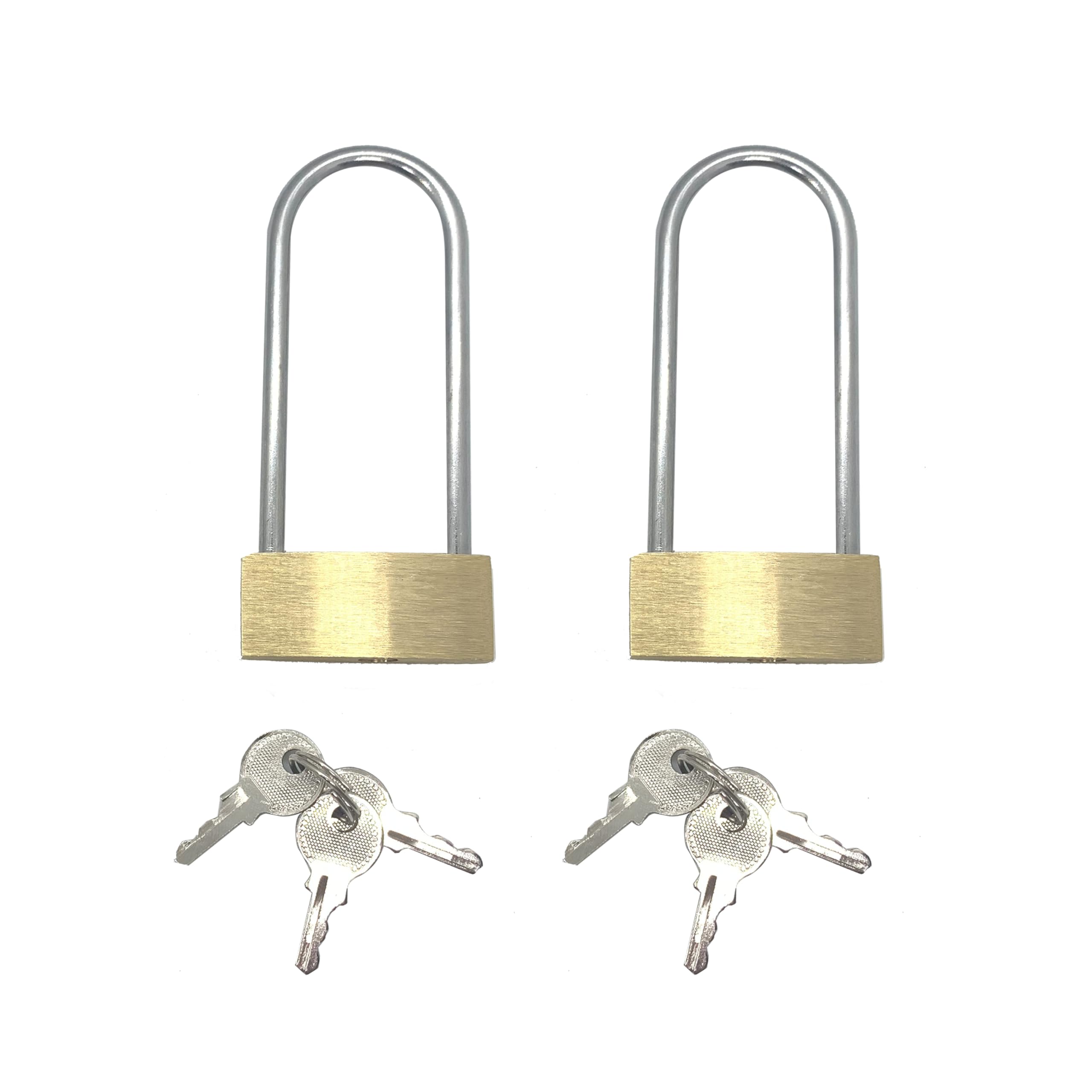 Marine Grade Rustproof Padlock With Stainless Steel Shackle And Chrome Plated Brass Body Outdoor Padlock Weatherproof 2 Heavy Duty Locks With 6 Same - View #10