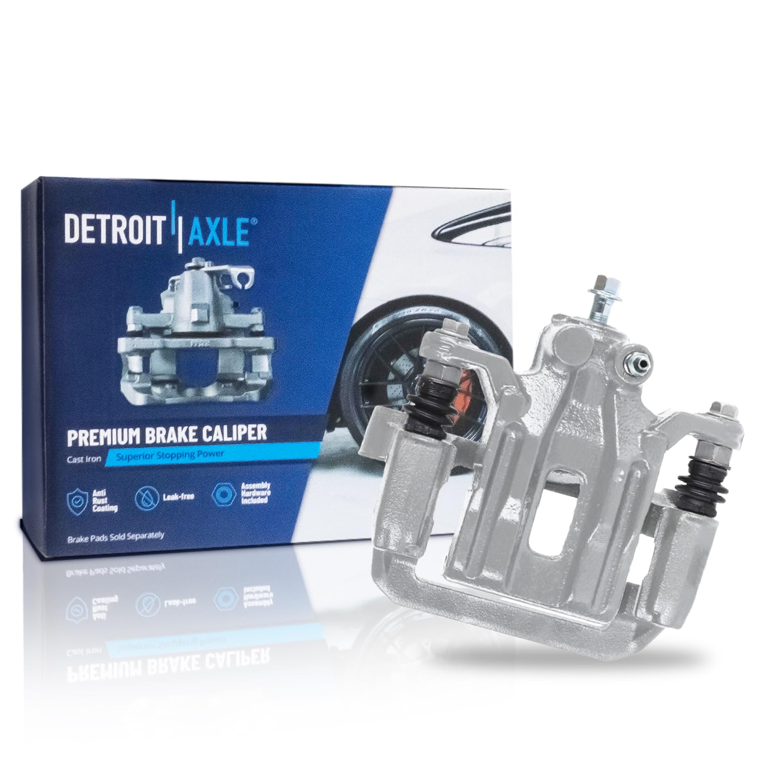 Detroit Axle - Rear Left Brake Caliper for Nissan Frontier Xterra