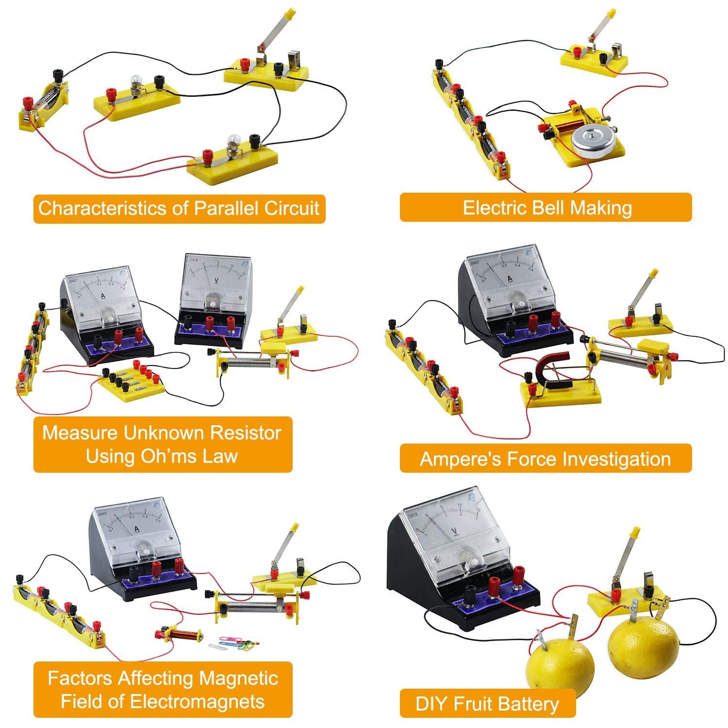 Buy Teenii Electricity and Experiment Kit for Kids Basic Circuit Learning Set
