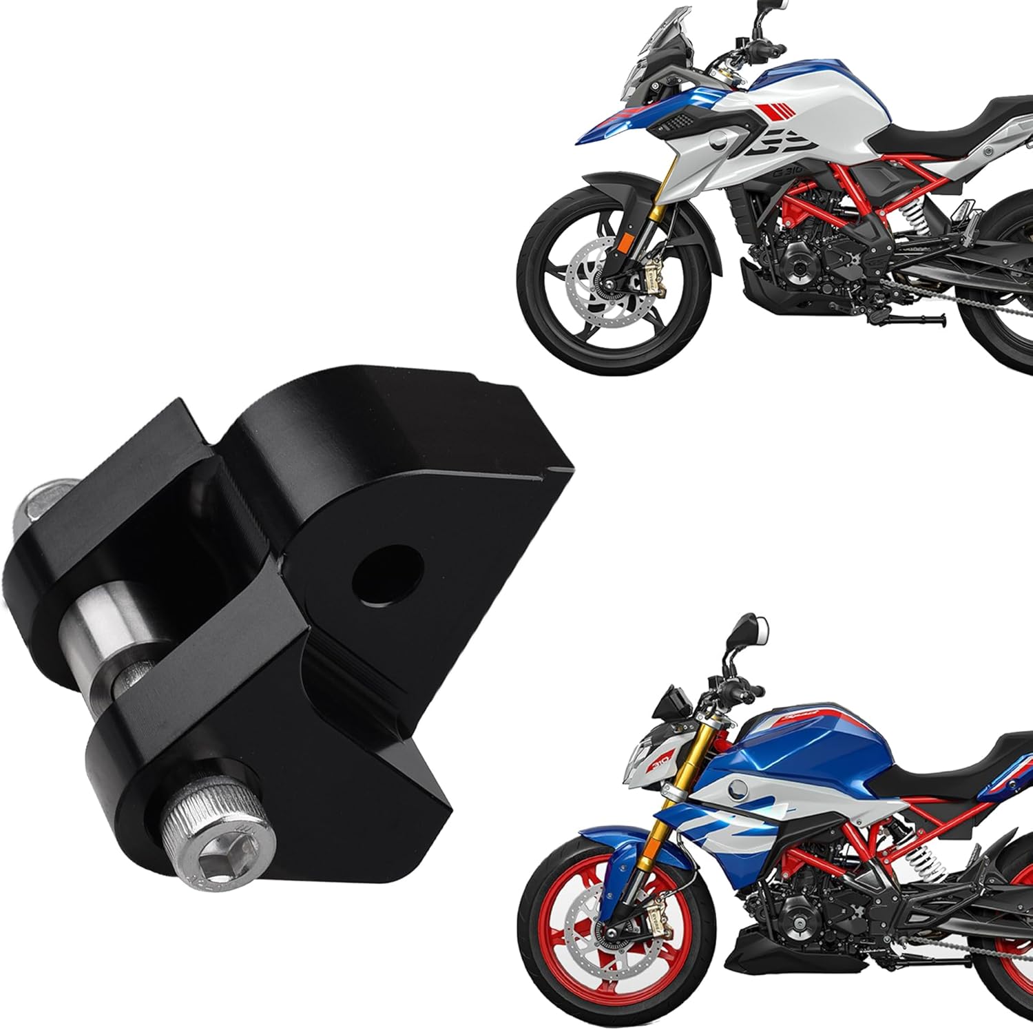 for G310 G310R G310GS Motorcycle Aluminum Lowering Link Dog Bone Kits Plate for BMW Vehicle (1.5 Inches Drop)