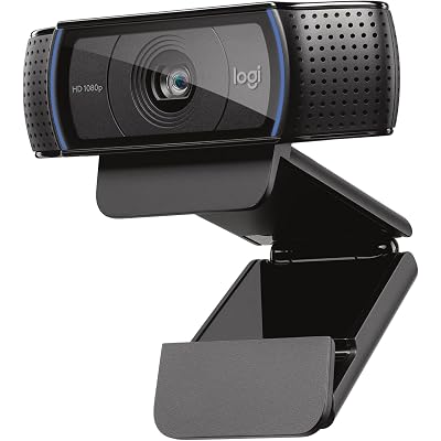 Logitech C920x HD Pro PC Webcam, Full HD 1080p/30fps Video, Clear Audio, Light Correction, Works with Microsoft Teams, Google Meet, Zoom, Nintendo Switch 2’s New GameChat Mode, Mac/Tablet- Black