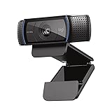 Logitech C920x HD Pro PC Webcam, Full HD 1080p/30fps Video, Clear Audio, HD Light Correction, Works...