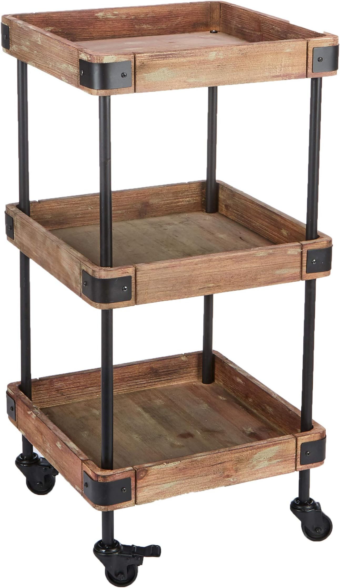 HAKU Furniture Trolley, 84 x 40 x 40 cm, Black/Vintage