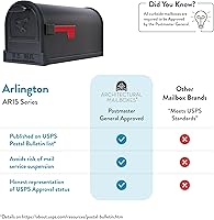 Vista 7 de Gibraltar buzón de alta calidad, tamaño grande, aprobado por U.S.P.S., AR15B000