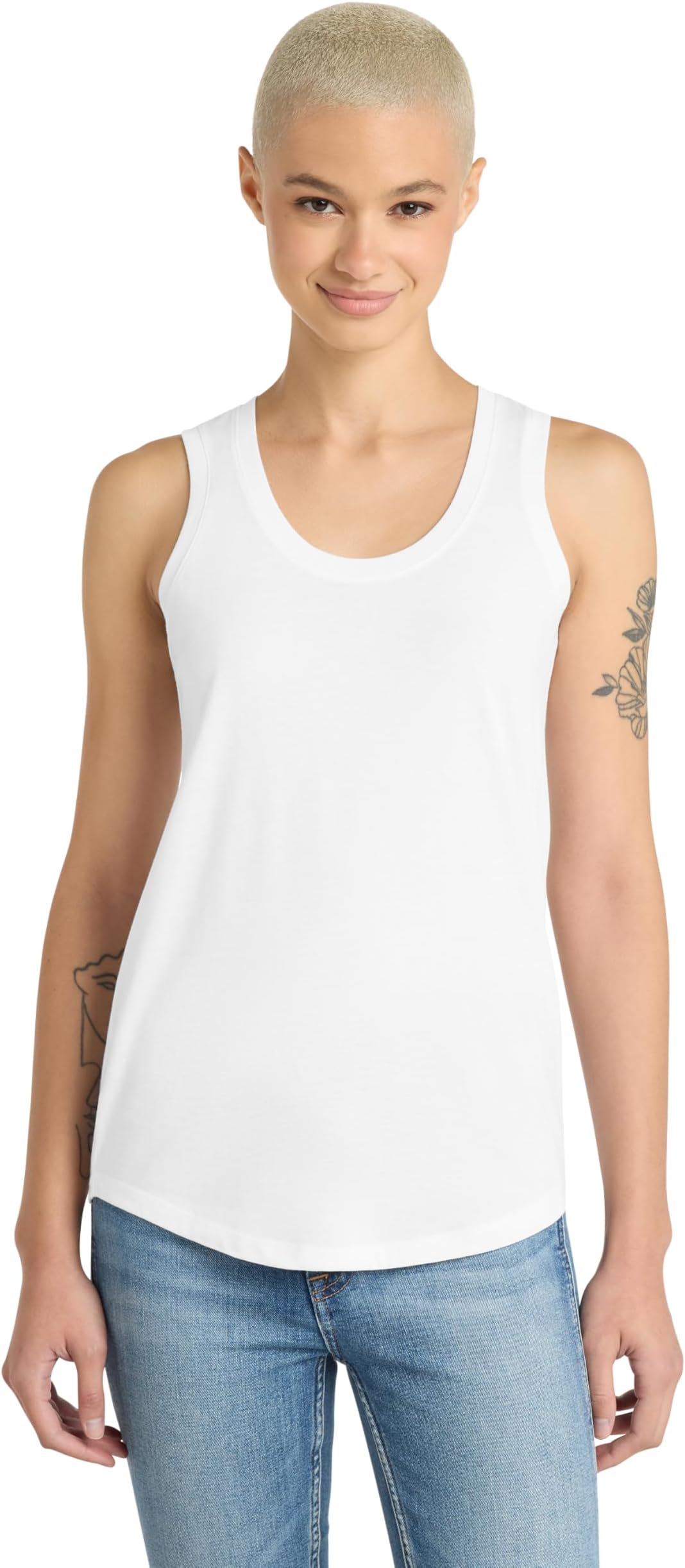 Ladies Perfect Tri Racerback Tank. DM138L