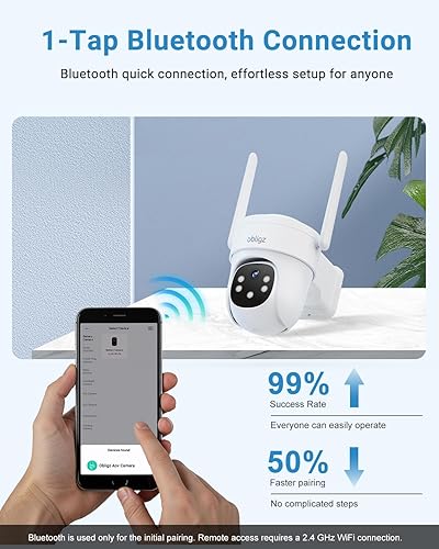 Miniatura 8 de AOV - Cámara de seguridad inalámbrica para exteriores con panel solar de 6 W, cámara de grabación 247 para seguridad del hogar, WiFi 6, cámaras