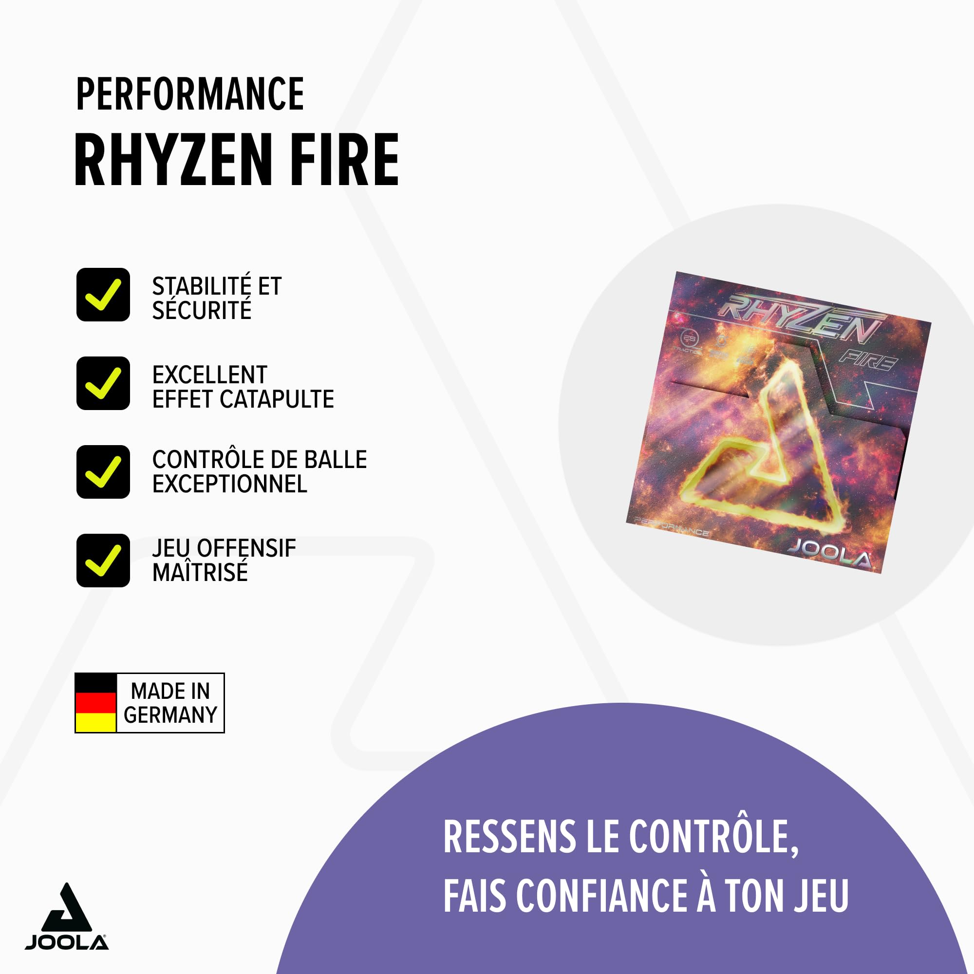 JOOLA Rhyzen Fire Revêtement