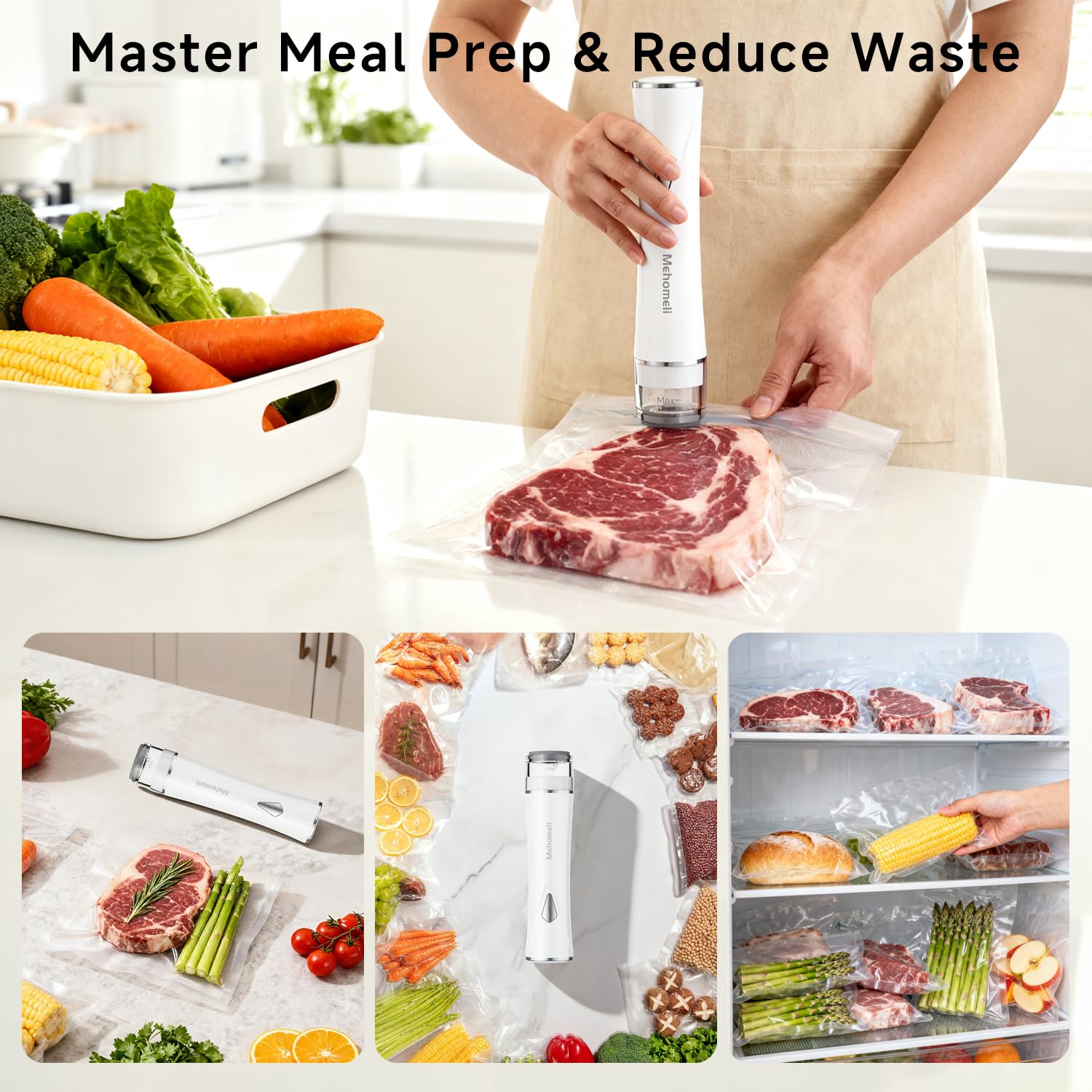 Compact Handheld Vacuum Sealer - Food Storage -9 Compact Handheld Vacuum Sealer - Food Storage -9