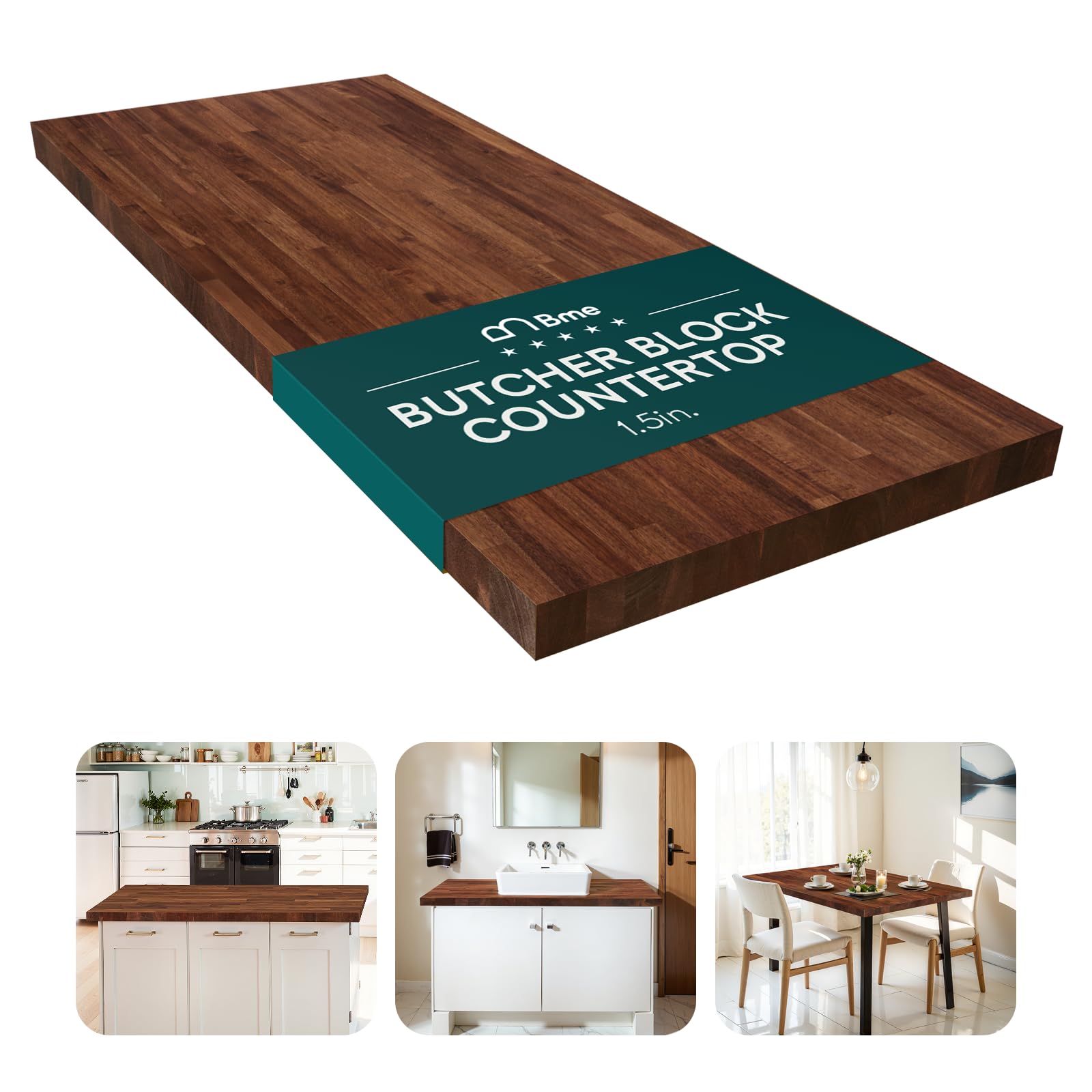 Butcher Block Countertop - Walnut