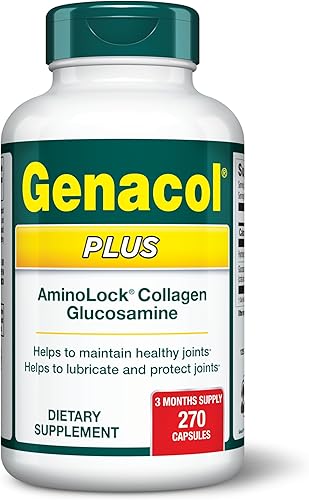 Miniatura 13 de Genacol Plus – Suplemento de glucosamina y colágeno, péptidos de colágeno ultrahidrolizados, facilita el movimiento de las articulaciones, mantiene
