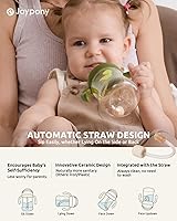 Vista 4 de Sippy Cups for Toddlers 1-3, Spill Proof Weighted Straw Cup with Handle for Baby 6 Months + old, 2 Pack, Total 4 Silicone Straws, PPSU, BPA Free, 9