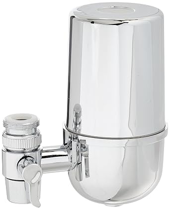 Crystal Quest Faucet-Mount Water Filtration System, ISO Certified 6-Stage Filtration, No-Wait Filtering, Removes Chlorine & Heavy Metal, 2000-Gallon Capacity, Easy Kitchen Faucet Installation - Chrome