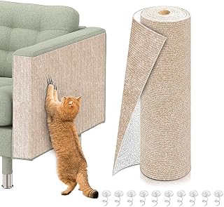 Qpets® Cat Scratch Pad, Scratching Pad for Cats, Wall Cat Scratcher Mat, Cuttable Adhesive Pet Scratching Mat for Wall, Ca Price In India