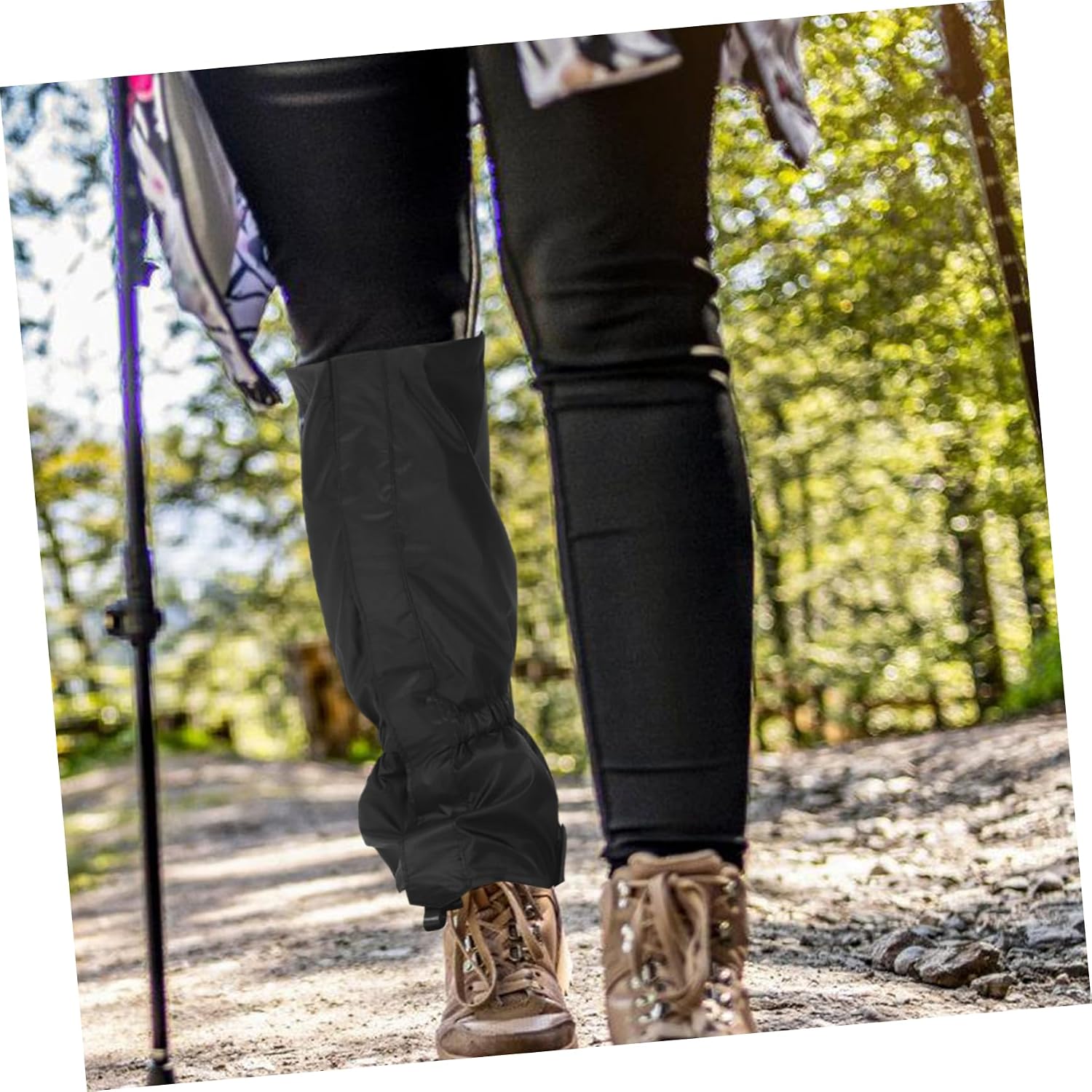 Cycling Shoe Covers Men Leg Gaiters for Hiking Snowshoeing and Desert Trekking Easy to Carry and Adjust