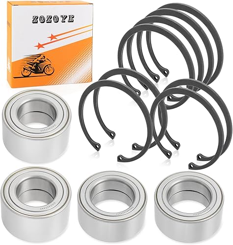 Miniatura 5 de Rodamiento de rueda delantera y trasera + CIRCLIP compatible con Polaris Brutus PRO XD RZR 570 RZR S 4 800 Ranger 800 Ranger 900 1000 Ranger Diesel