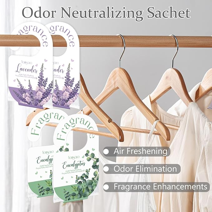 14 Paquetes de Bolsitas Aromáticas de Lavanda y Eucalipto miniatura 4