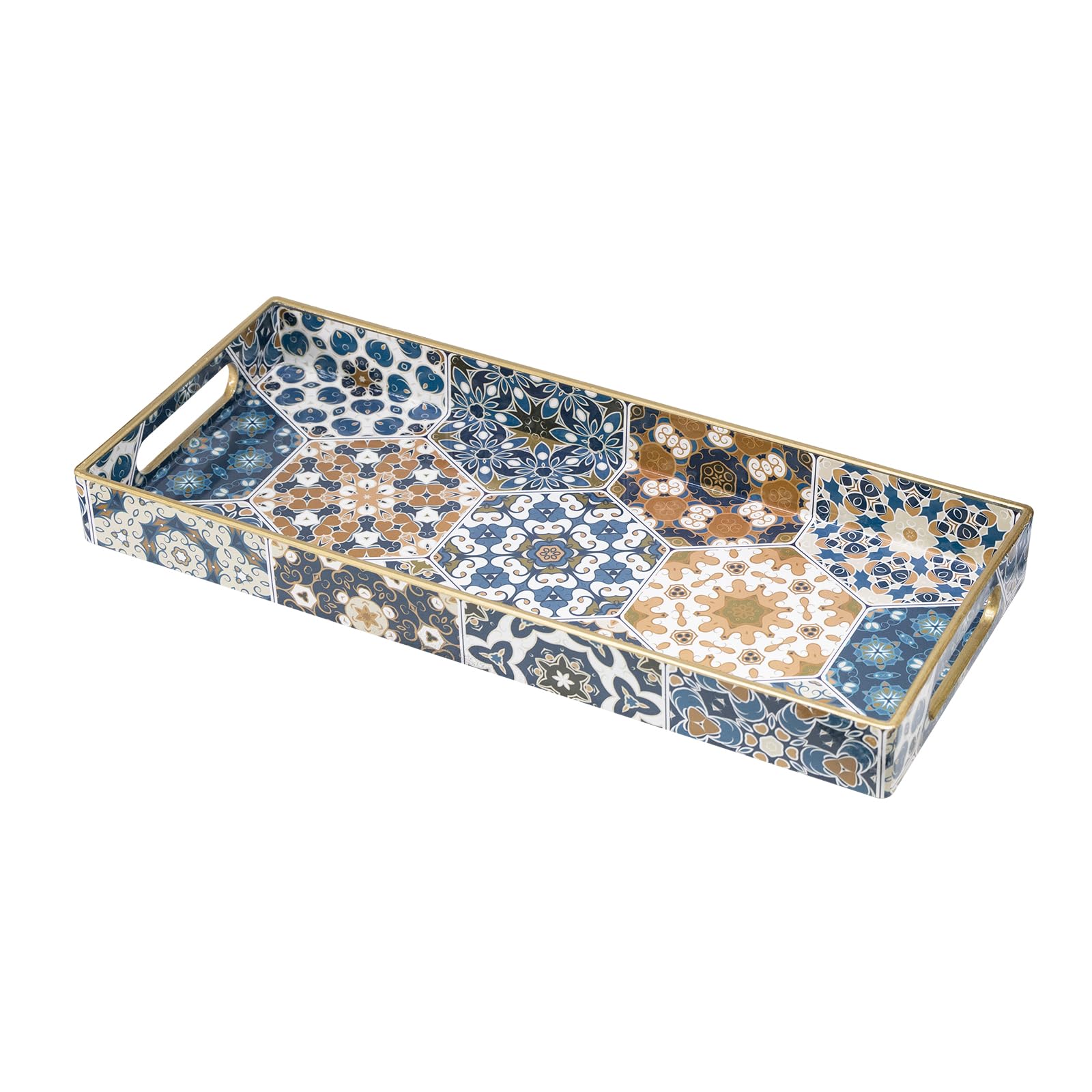 MAONAME Plastic Vanity Tray, Bathroom Counter Tray