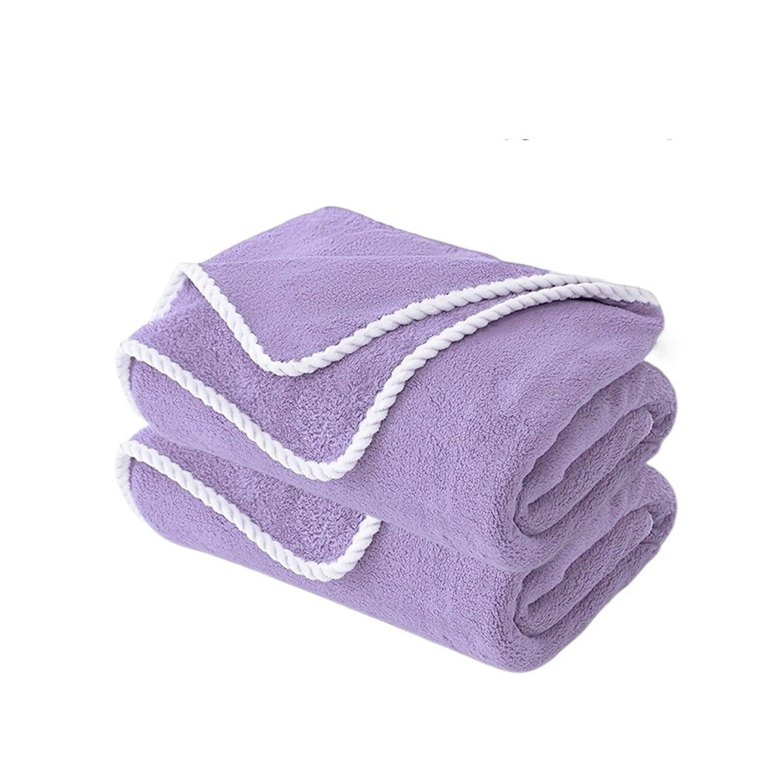 WSQHAO 2pc 90x180cm Extra Large Bath Towel Ultra Absorbent Quick-Dry, Sheet For Spa, Hotel, Home Use for Shower(Color2)