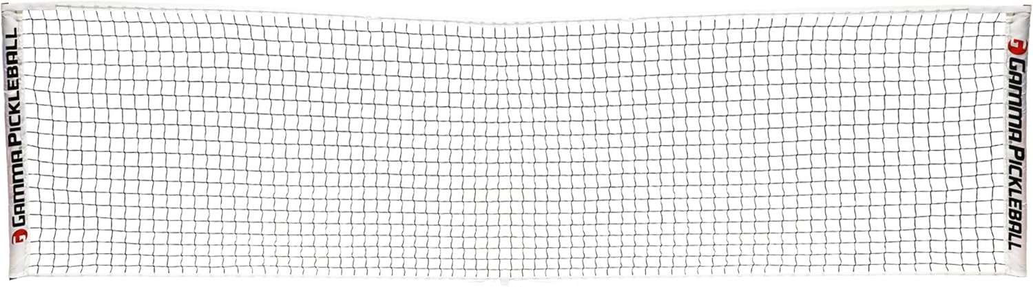 GAMMA Portable Pickleball Net, 22ft & 11ft Sets, 2mm Braided Indoor and Outdoor Pickleball Net for Practice, Friend and Family Games, Versatile Design, 22ft Regulation Size for Tournament Play