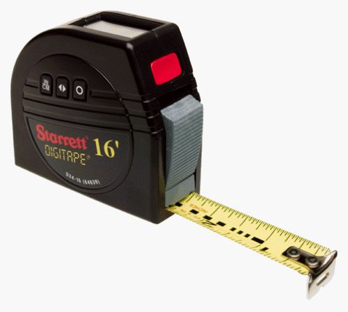 Starrett D3416 Digitape 3/4-Inch x 16 Electronic Tape Measure