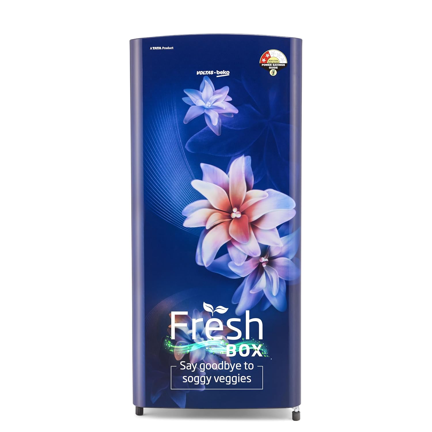 Voltas Beko, A Tata Product 183 L 2 Star Direct Cool Single Door Refrigerator (RDC215D/S0WBR0M0000GO, Hairline Blue, With Fresh Box Technology and Chiller Zone) Voltas Beko, A Tata Product 183 L 2 Star Direct Cool Single Door Refrigerator (RDC215D/S0WBR0M0000GO, Hairline Blue, With Fresh Box Technology and Chiller Zone)