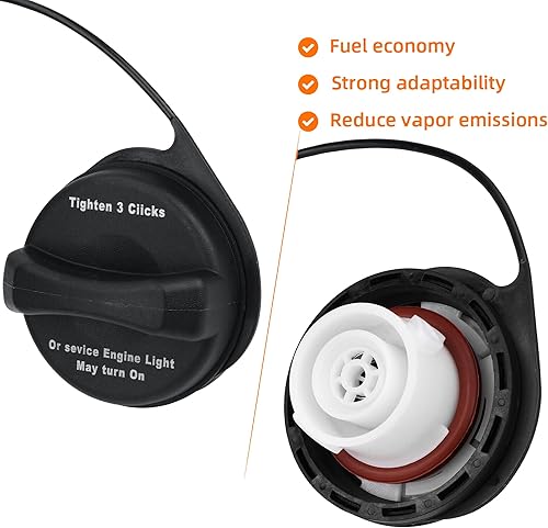 Miniatura 3 de FOKES Tapa de gasolina GT330, tapa del depósito de combustible para Chevy Silverado 1500 2500 3500 Avalanche Suburban Tahoe Traverse y GMC Acadia