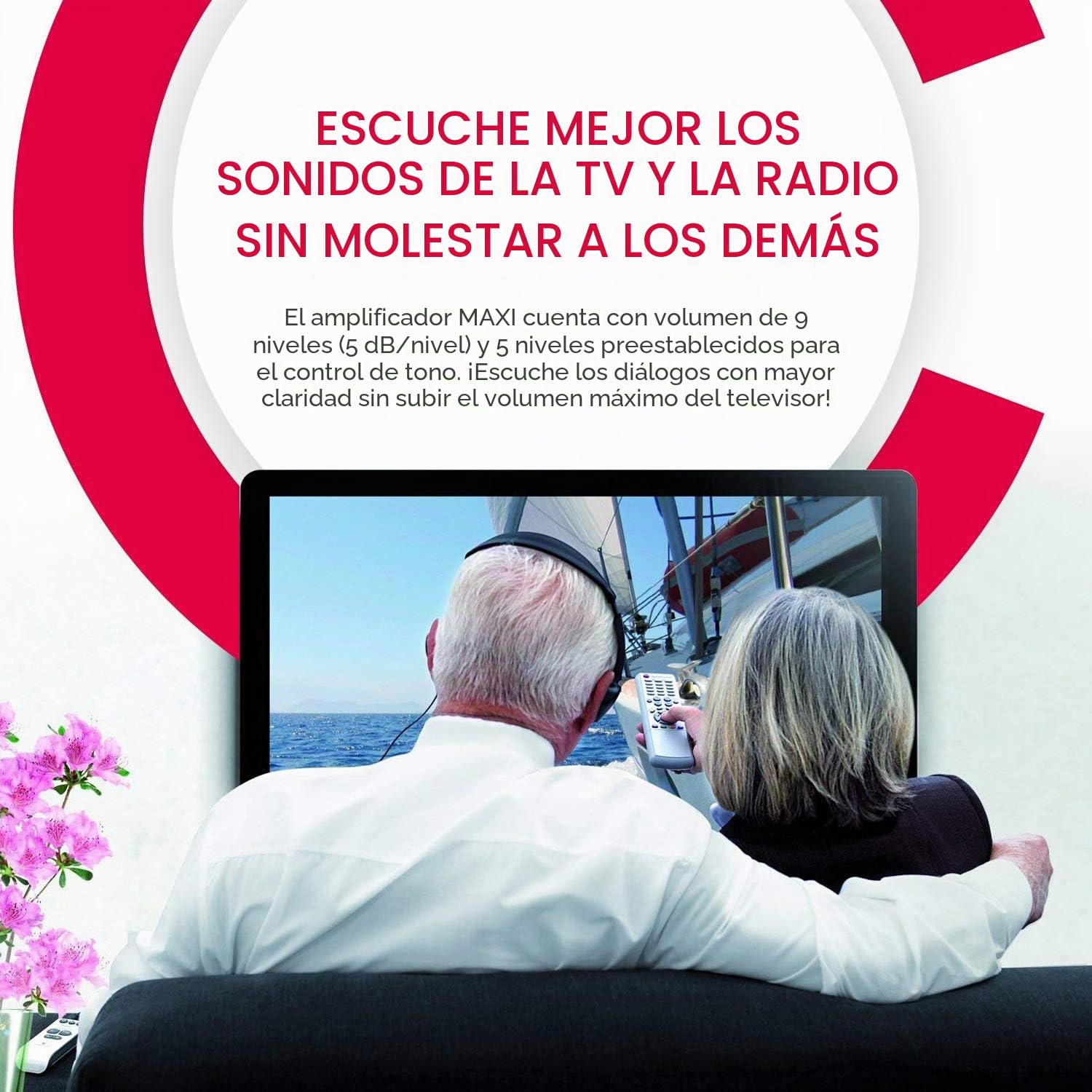 Bellman Audio Maxi - Amplificador personal con auriculares