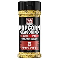 Vista 46 de Condimento para palomitas de maíz, mezcla de condimentos de rancho picante, sin gluten y bajo en sodio, condimentos con sabor a palomitas de maíz