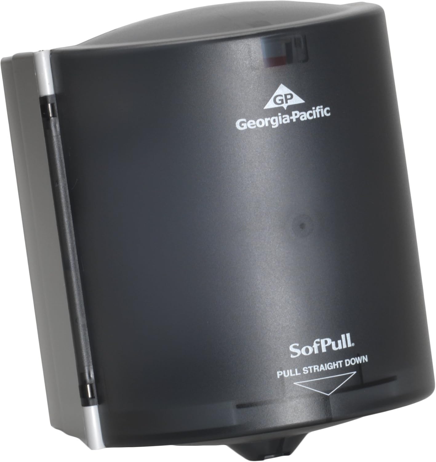 SofPull Junior Centerpull Paper Towel Dispenser by GP PRO (Georgia-Pacific), Translucent Smoke, 58008, 1 Dispenser, 7.10" W x 6.68" D x 10.77"