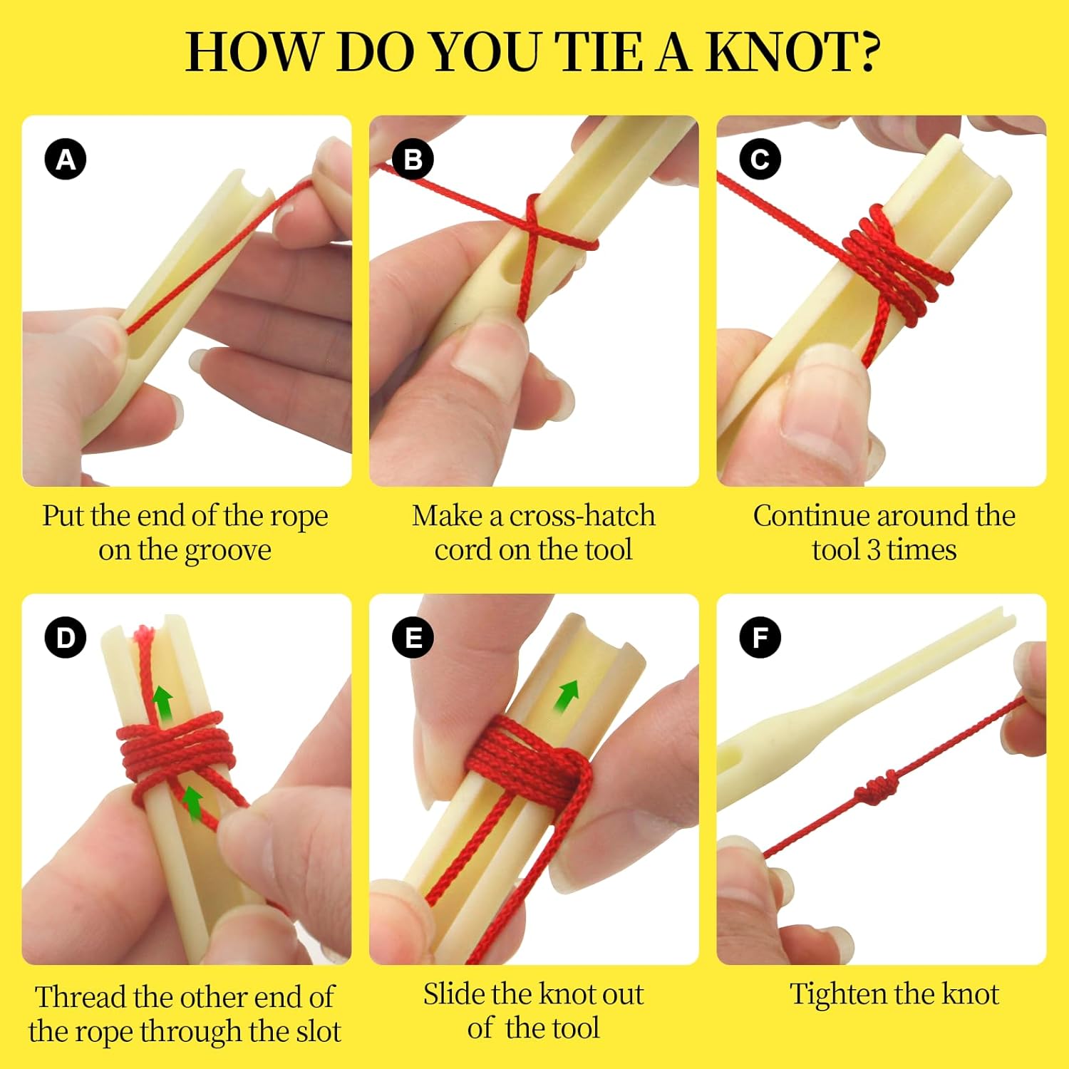 CATOSUM Rosary Cord Knotting Tool, Rosary Making Supplies, Rosary Making Kit, Cord Knot Tying Tool for Beads for Rosary Making - Image 2