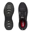 Campus Men's Canva Running Shoes BLK/D.Gry - 9UK/India gallery image
