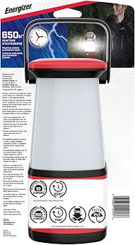 ENERGIZER LED Camping Lantern 360 PRO, IPX4 Water Resistant Tent Light, Ultra Bright Battery Powered Lanterns for Camping, Outdoors, Emergency Power Outage