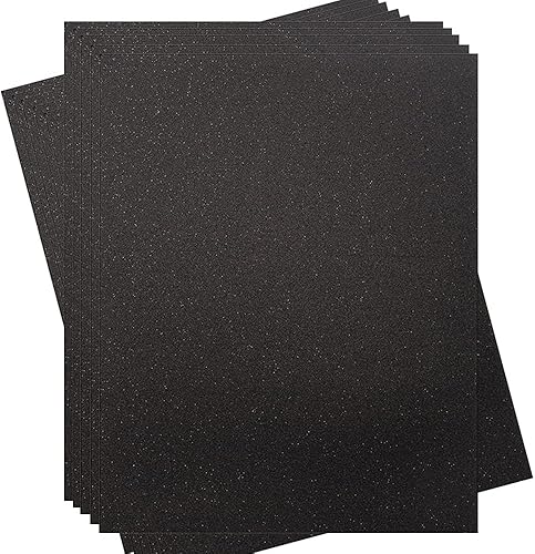 20 hojas de cartulina de papel grueso con purpurina en blanco para cumpleaños, suministros de fiesta de boda, fabricación de tarjetas de invitación,