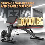 JOROTO Weight Bench Adjustable, Foldable Workout Bench Press, 453KG Load Strength Training Benches for Home Gym Full Body Workout, Roman Chair Dumbbell Bench - 3