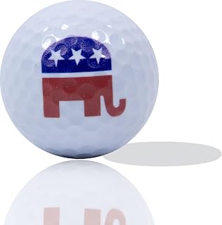 Republican Elephant Golf Balls, 12 Pack