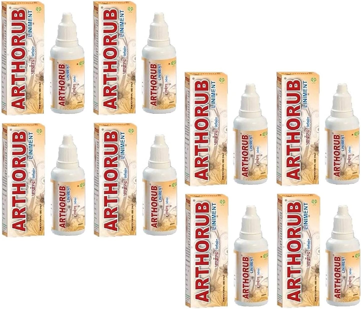 ARTHORUB LINIMENT (PACK OF 6) 30 ML EACH RELIEVES SKIN IRRITATION