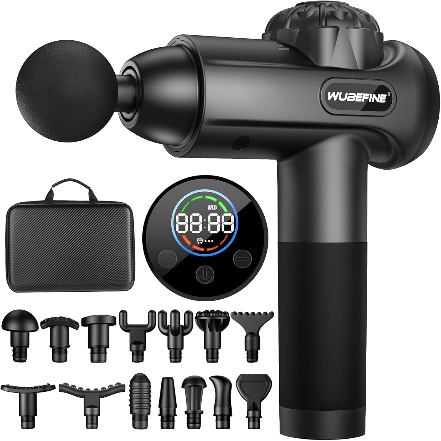 Massage Gun, Upgrade Handheld Deep Tissue Percussion Muscle Massager, Muscle Massage Gun for Athletes, Black: Health & Personal Care