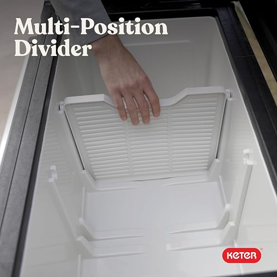 Keter 89.8 Qt Portable Outdoor Patio Cooling Chest, Graphite