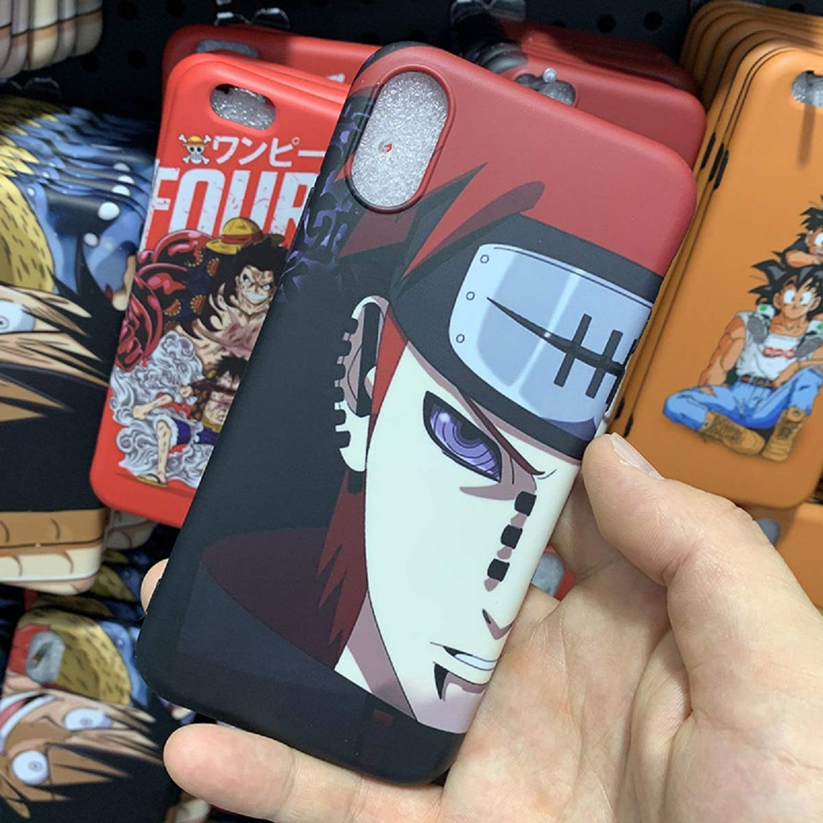 Japan Anime Naruto Pain Case for iPhone 11 Pro Max 6 6s 7 8 Plus X XR XS Max Phone Covers Soft TPU Back Cover Coque(16, iPhone 7 8 Plus)