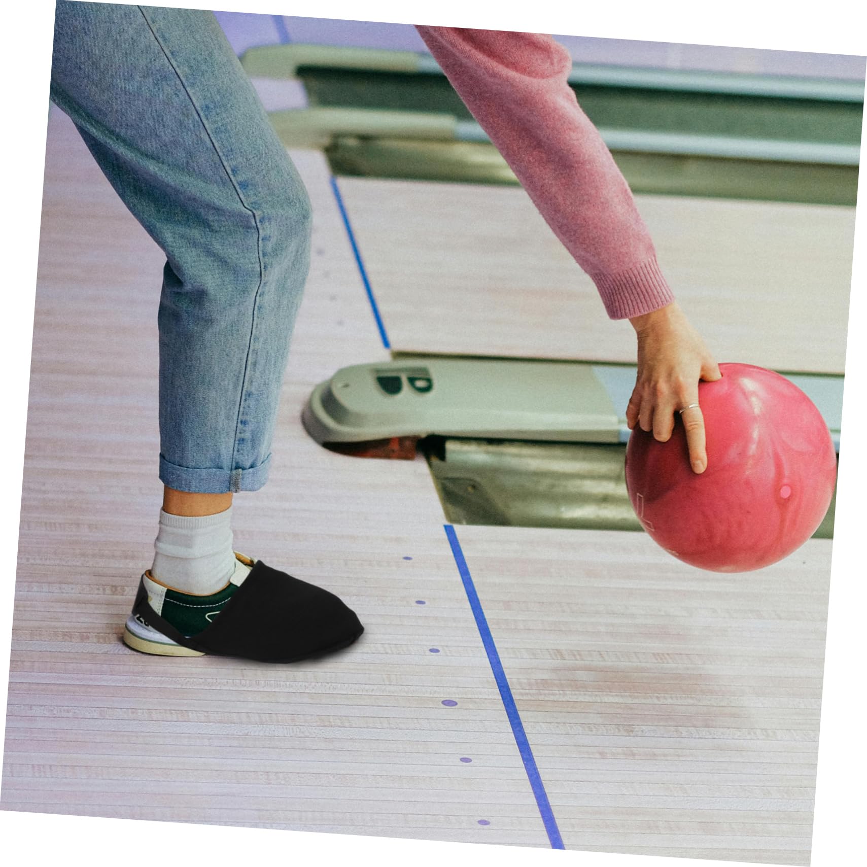 OSOLADY 1pair Bowling Shoe for Men and Women Non- Sliders Protects Bowling Shoes from Damage Performance