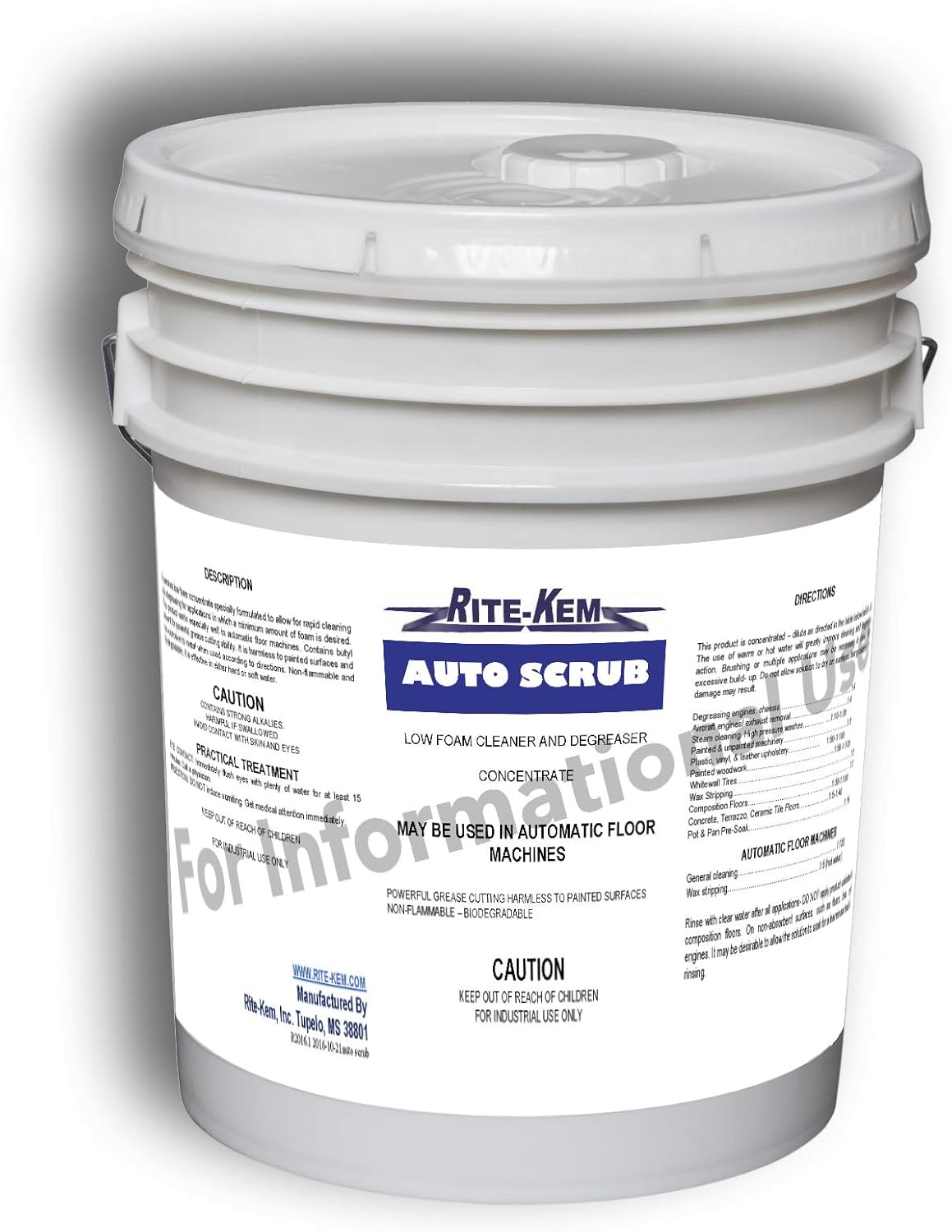 RiteKem AUTO SCRUB 5 GL Health & Household