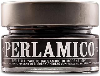 Balsamic Pearls with Balsamic Vinegar of Modena IGP - FONDO MONTEBELLO, 1.76Oz (50gr), Delicious Flavor Pearls Imported from Italy