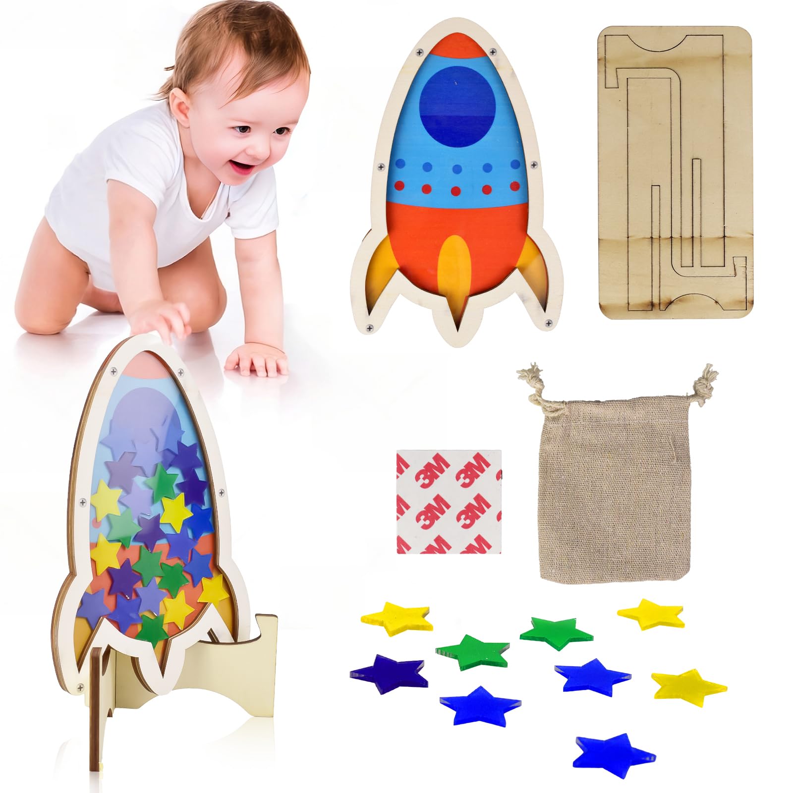 Reward Jar with Star Tokens, Reward Charts for Children Behaviour Potty ...