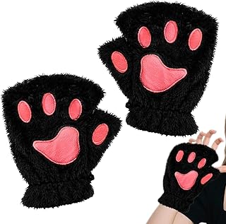 [Tyxux] ヒータードグローブ,プラッシュアニマルハンドウォーマー,ユーエスビーハンドウォーマーグローブ - アウトドア作業、サイクリング、スキー、パソコン作業、登山用