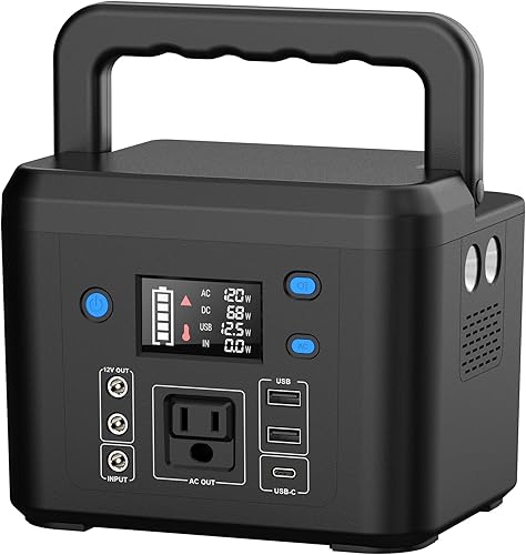 Miniatura 12 de powkey Estación de energía para portátil 30000mAh 100W Cargador portátil PD 3.0 Carga rápida 96Wh LiFePO4 Banco de energía con cable USB-C, batería