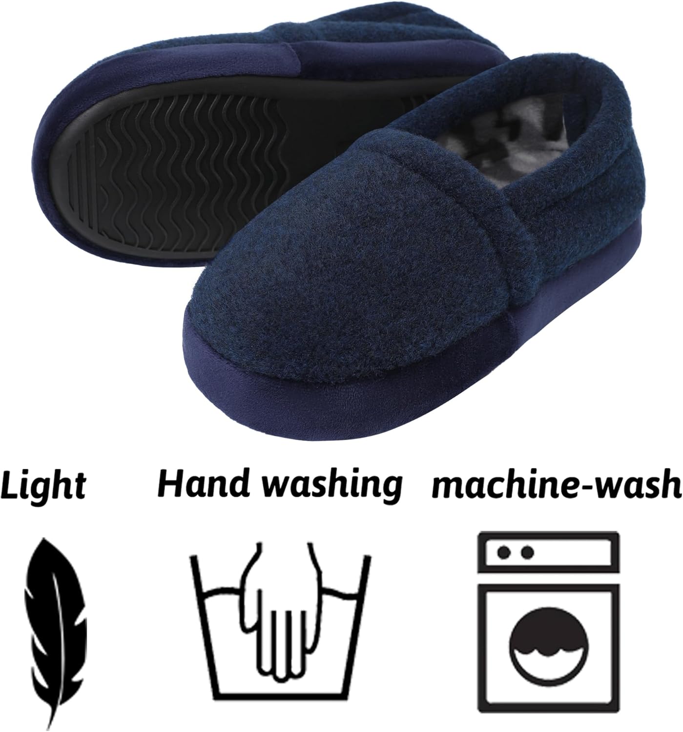 MIXIN Little/Big Kid Boy's Slippers House Shoes Indoor Outdoor with Anti Slip Sole - Image 5