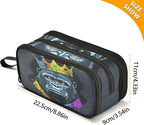 Vista 84 de Estuche para lápices de fútbol y fútbol, estuche grande para lápices para niños y niñas, compartimentos con cremallera, gran capacidad, papelería